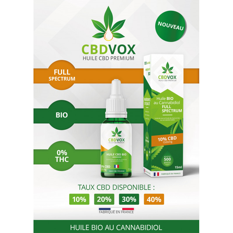 Huile bio CBDVOX