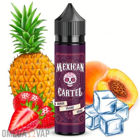 Ananas fraise pêche 50ml - Mexican Cartel
